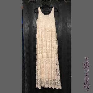 Cream Lace Maxi